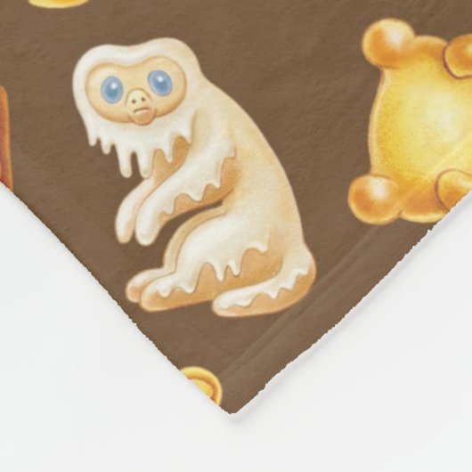 Kowalski Bakery Toss Pattern フリースブランケット (角)