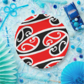 Kowhaiwhaiマオリのパターン2 ペーパープレート (パーティー)