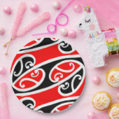 Kowhaiwhaiマオリのパターン2 ペーパープレート (パーティー)