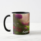 Koyote's Morning Teaカスタマイズ可パーソナライズされた能 マグカップ (左)