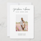 Koyoto Japan Wedding Save the Date 招待状 (裏面)