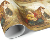 Kozakのコサック人のMamaiのウクライナのギフト用包装紙 ラッピングペーパー (ロールコーナー)