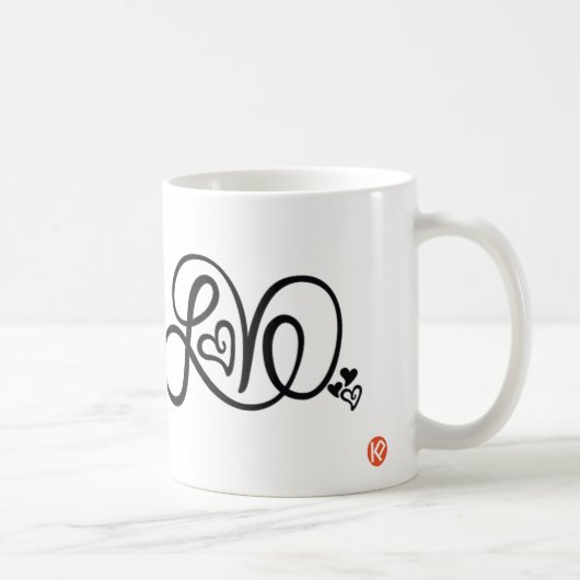 KPロゴ付きハンターグリーンラブリンガーマグ マグカップ (右)