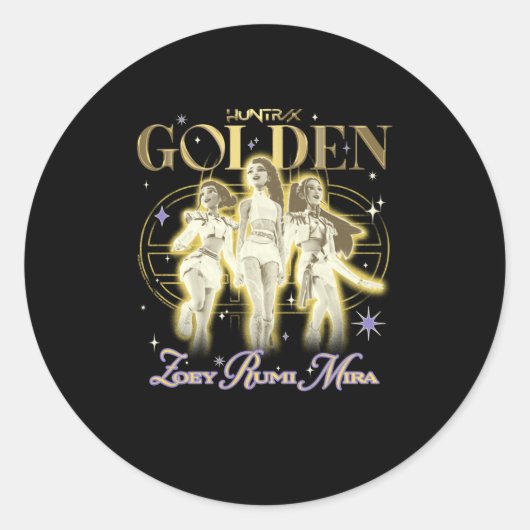 Kp デーモン ハンターズ ハロウィン Huntrix ゴールデン トリオ Ste ラウンドシール (正面)