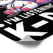 Kp Unicorn Kpに行聞く聞こえない ポスター (角)