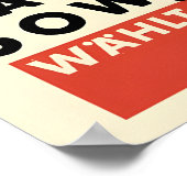 KPD Election Poster Down with the war mongers ポスター (角)