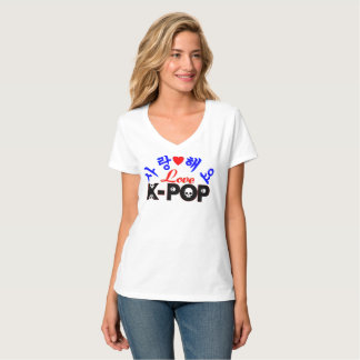 ♪♥KPopが大好きな女性のためのナノTシャツ♥♫ Tシャツ