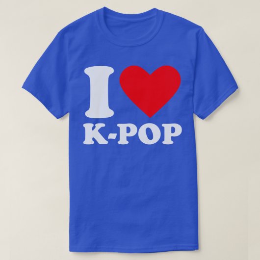 KPopが大好き Tシャツ (デザイン正面)