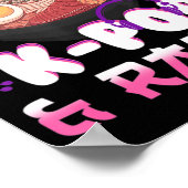 Kpopとラーメンで動くKpopかわいいアニメギフトG ポスター (角)