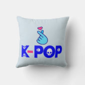 ♥KPopの素晴らしいソフトとリンクラフリーが大好き クッション (裏面)