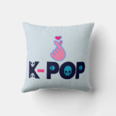 ♥KPopの素晴らしいソフトとリンクラフリーが大好き クッション (裏面)