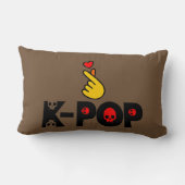 ♥KPopの素晴らしいソフトとリンクラフリーが大好き ランバークッション (裏面)