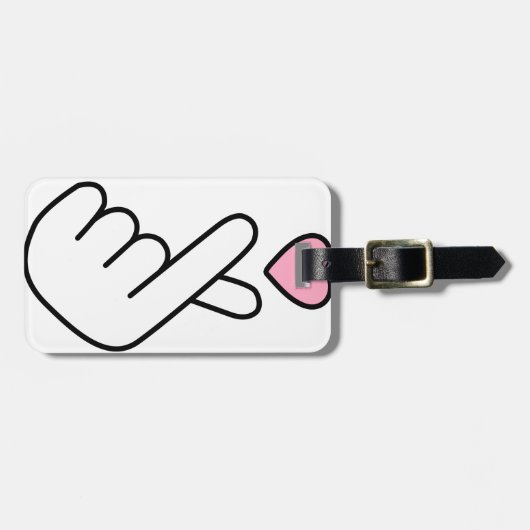 KPOPの記号 ラゲッジタグ (正面横)