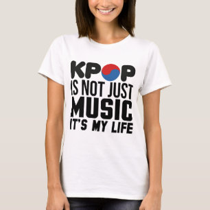 Kpopは私の生命音楽スローガンのグラフィックです Tシャツ