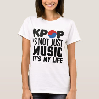 Kpopは私の生命音楽スローガンのグラフィックです Tシャツ