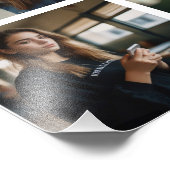 Kpopアイドル誕生日ファンカフェピクセルハートコラージュ フォトプリント (角)