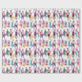Kpopアイドル – ラッピングペーパー (フラット)