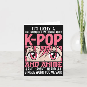 Kpopアニメ考えオタクKpop Musiにつおもしろいいて カード