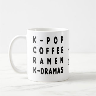 KPOPコーヒーラーメンKDRAMAコーヒーマグ コーヒーマグカップ