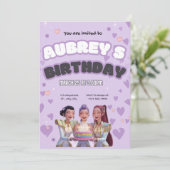 Kpopデーモンハンター誕生日招待状 招待状 (スタンド正面)