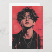 KPopバレンタインカード シーズンカード (正面/裏面)