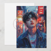 KPopバレンタインカード シーズンカード (正面/裏面)