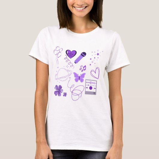 Kpopボーイズグループ Tシャツ (正面)