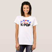 ♪♥KPop大好き♡レディースBella+Canvasタンクトップ Tシャツ (正面フル)