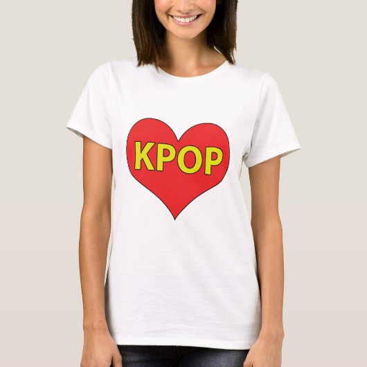 KPOP愛 Tシャツ (正面)