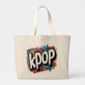 “KPOP” ラージトートバッグ (裏面)