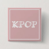 KPOP 3 CMラウンドバッジ 缶バッジ (正面)