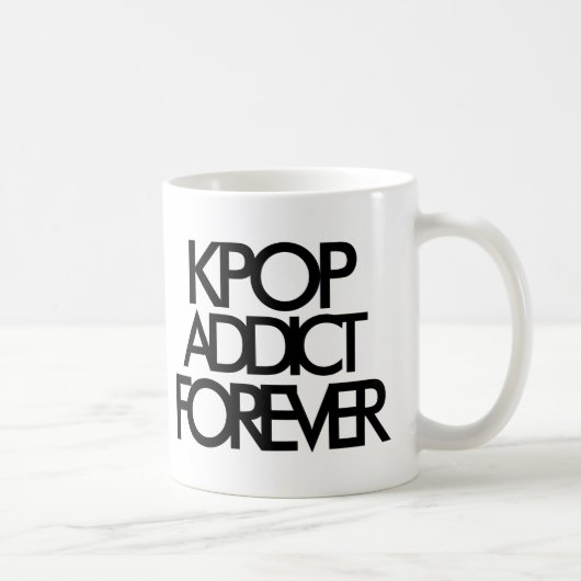 Kpop Addict Forever |音楽ファンギフト コーヒーマグカップ (右)