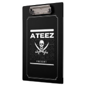 Kpop Ateez現在の黒いオフィスの学校用品 クリップボード (左)