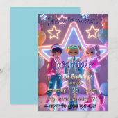 KPOP DEMON CUTE INVITATION 招待状 (正面/裏面)