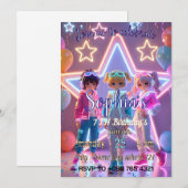 KPOP DEMON CUTE INVITATION 招待状 (正面/裏面)