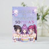 Kpop Demon Hunters Birthday Invitation 招待状 (スタンド正面)