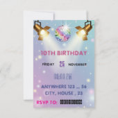Kpop Demon Hunters Birthday Invitation 招待状 (裏面)