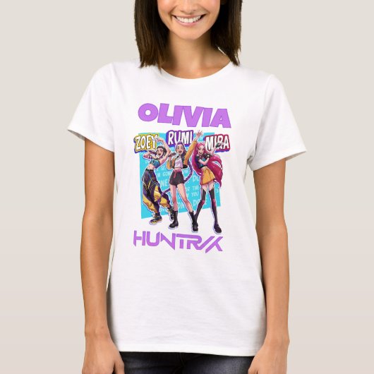 KPop Demon Hunters, Huntrix Womens Tシャツ (正面)