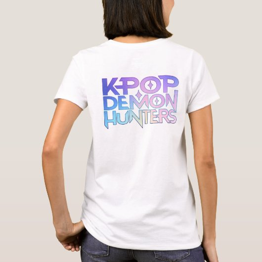 KPop Demon Hunters, Huntrix Womens Tシャツ (裏面)