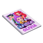 KPop Demon Hunters Notebook, Kids Huntrix ノートブック (右側)