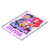 KPop Demon Hunters Notebook, Kids Huntrix ノートブック (左側)