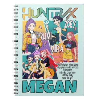 KPop Demon Hunters Notebook, Kids Huntrix ノートブック
