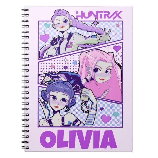 KPop Demon Hunters Notebook, Kids Huntrix ノートブック (正面)