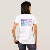 KPop Demon Hunters Tshirt, Huntrix Womens Tシャツ (裏面フル)