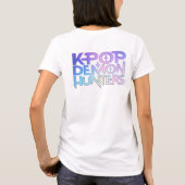 KPop Demon Hunters Tshirt, Huntrix Womens Tシャツ (裏面)