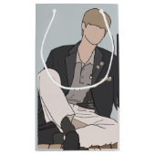 Kpop Inspired Illustrated SVT スモールペーパーバッグ (裏面)