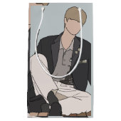 Kpop Inspired Illustrated SVT スモールペーパーバッグ (正面)