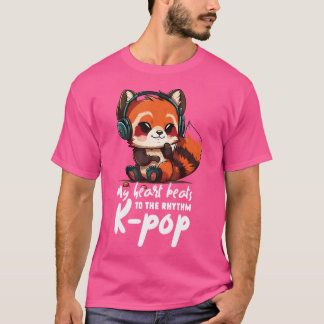 Kpop Items Bias Red Panda Korean ポップ・アートの Merch K- Tシャツ