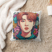 kpop kpopfan kpopfanart kpopidol kpopdrawingkkpopp クッション (ブランケット)