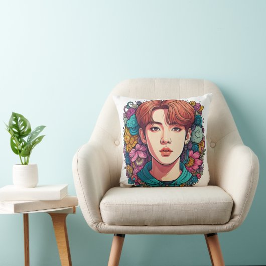kpop kpopfan kpopfanart kpopidol kpopdrawingkkpopp クッション (椅子)